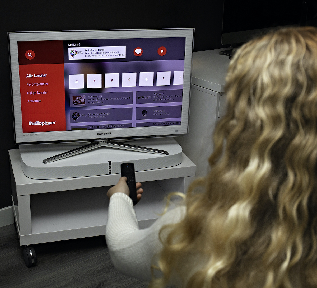 Radioplayer på TV-liten